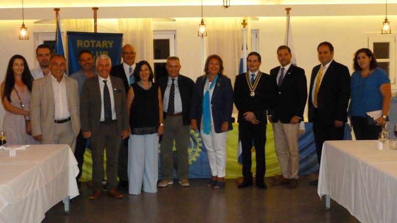 Επίσημη επίσκεψη Διοικητού της 2470 Περιφέρειας Διεθνούς Ρόταρυ Ντόρας Κέμου στο Ροταριανό Όμιλο Σάμου.