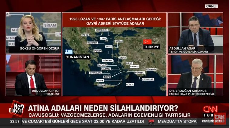 Τούρκος αναλυτής: Η Τουρκία πρέπει να δράσει στρατιωτικά κατά της Ελλάδας – Οπως με τους Κούρδους στη Συρία