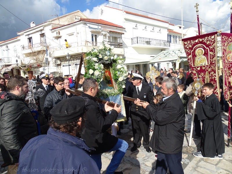 Ο Αγιασμός των υδάτων στο Πυθαγόρειο της Σάμου