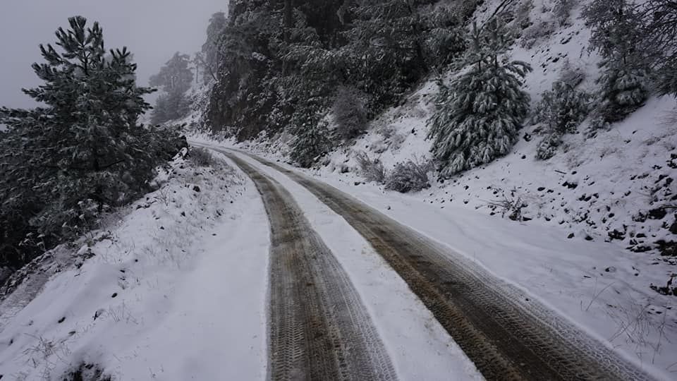 Χωρίς προβλήματα η κυκλοφορία στην χιονισμένη Σάμο