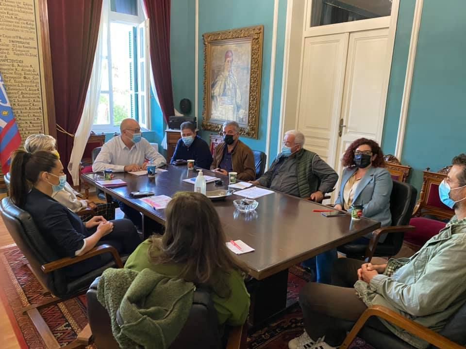 Η βουλευτής Λέσβου  του ΚΚΕ Μαρία Κομνηνάκα στη Σάμο
