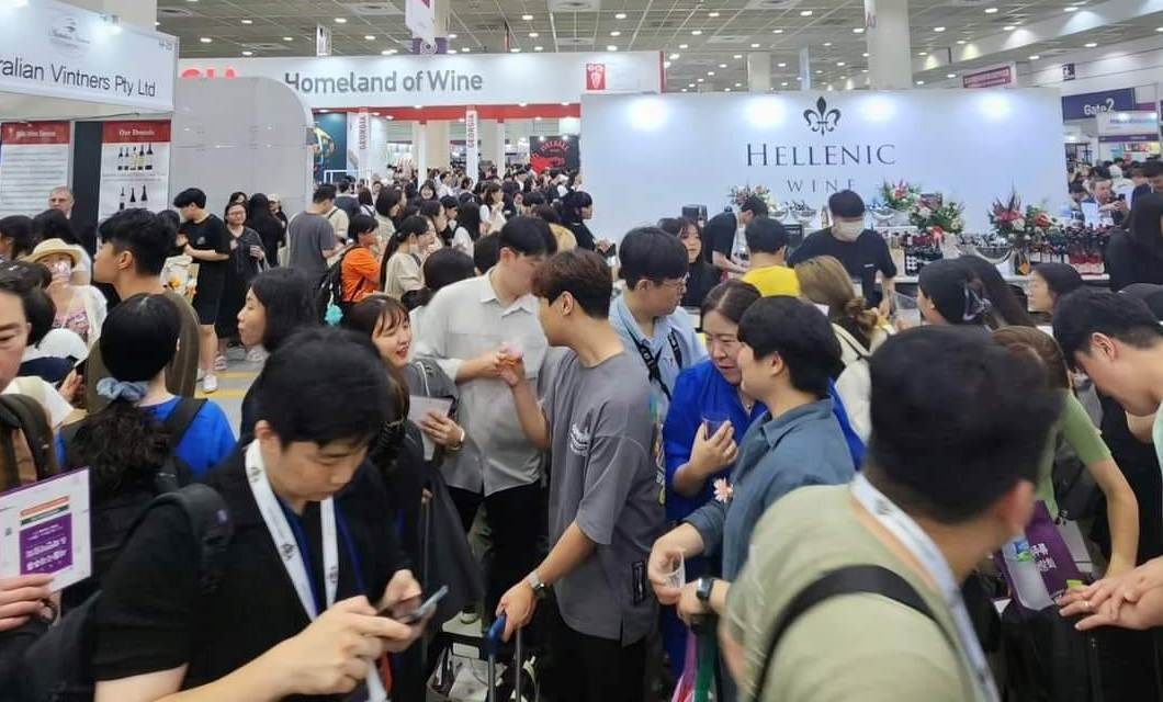 Τα κρασιά της ΕΟΣ Σάμου στην Κορέα