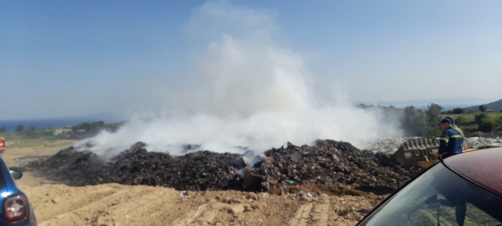 Φωτιά στον ΧΥΤΑ Ανατολικής Σάμου – Παρέμβαση της “ΑΝΑΣΑ για τη Σάμο” για τη λήψη μέτρων
