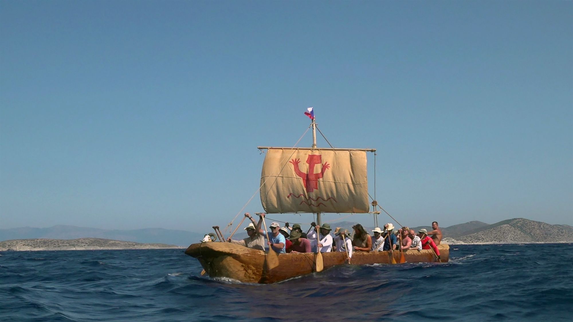 Διαπλέοντας το Αιγαίο με μονόξυλο
