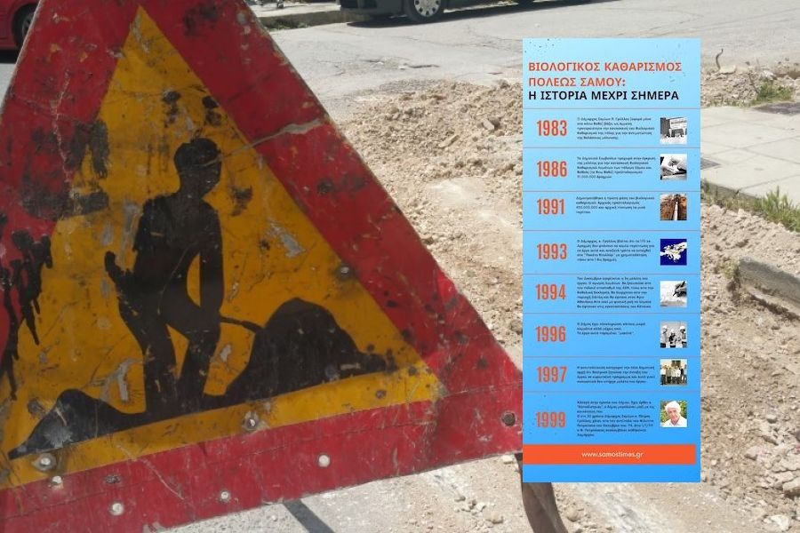 Βιολογικός Καθαρισμός Σάμου: 9 Δήμαρχοι, 12 Δημοτικά Συμβούλια και δεκάδες εργολάβοι για ένα έργο που ακόμα δεν λειτουργεί.
