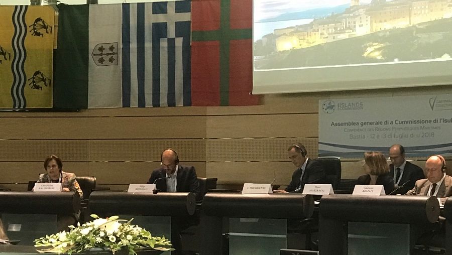 Η Χριστιάνα Καλογήρου στη Γενική Συνέλευση της Επιτροπής Νήσων