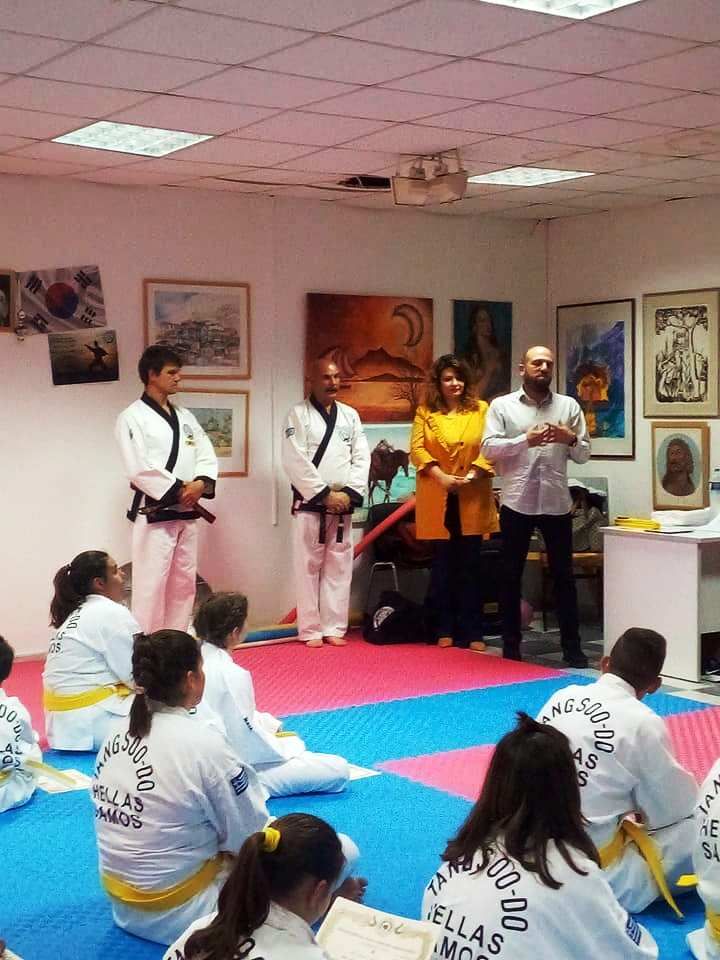 Απονομή ζωνών  TANG SOO DO στο ΣΥΛΛΟΓΟ ΓΥΝΑΙΚΩΝ ΠΥΡΓΟΥ ''Η ΚΥΒΕΛΗ''