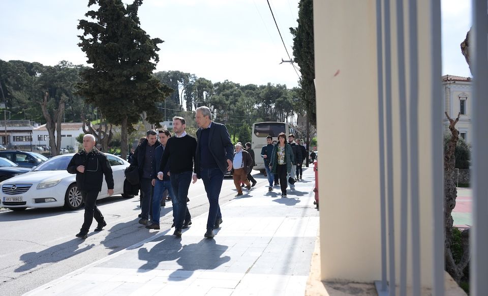 Επίσκεψη Νίκου Ανδρουλάκη στη Σχολή Θετικών Επιστημών του Πανεπιστημίου Αιγαίου στη Σάμο και το νοσοκομείο.