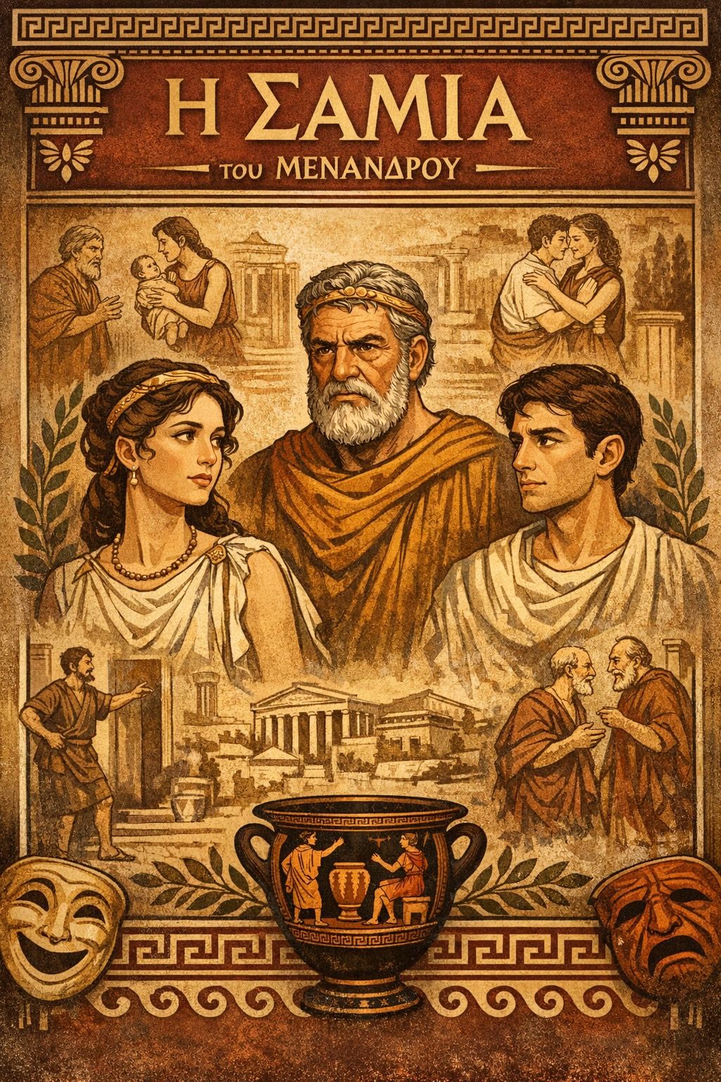 Η Σαμία του Μενάνδρου, αρχαία κωμωδία για μια Σαμιώτισσα ηρωίδα