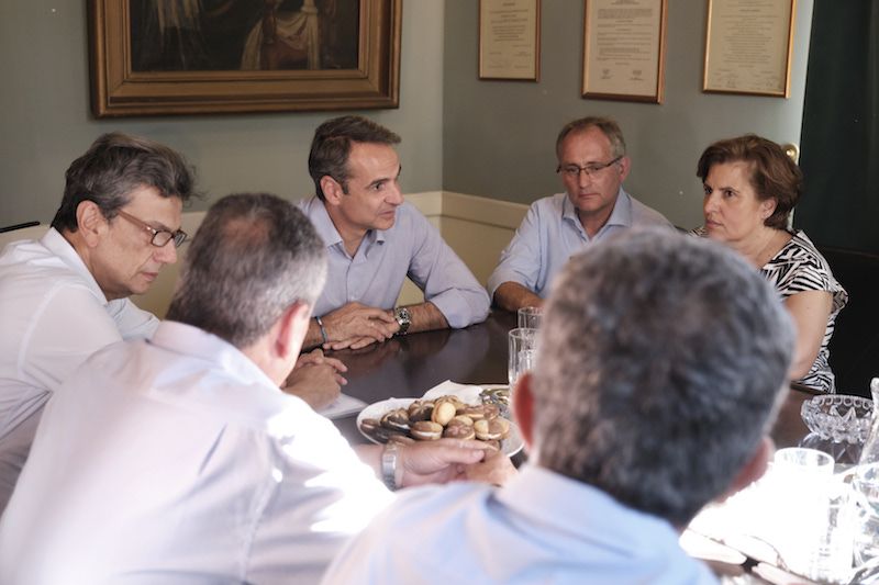 Κυριάκος Μητσοτάκης από τη Σάμο: Άμεση προτεραιότητα η αποσυμφόρηση των νησιών