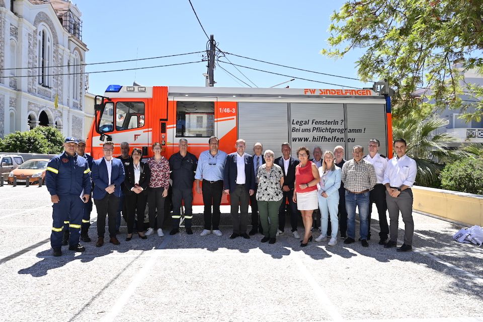 Τριήμερη επίσκεψη στη Σάμο αντιπροσωπείας του αδελφοποιημένου Γερμανικού Δήμου Ζιντελφίνγκεν