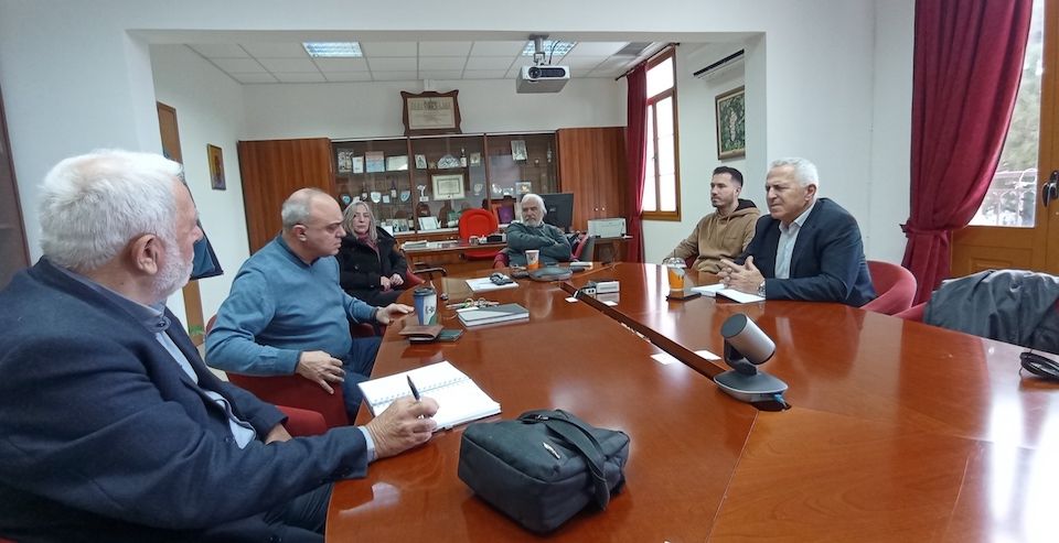 Επίσκεψη Ευάγγελου Αποστολάκη στη Σάμο