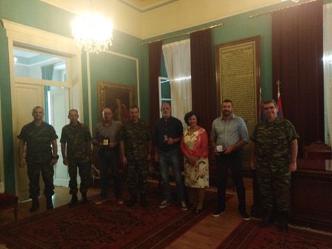 Eθιμοτυπική επίσκεψη από τον Αρχηγό του ΓΕΣ, Αντιστράτηγο Χαράλαμπο Λαλούση