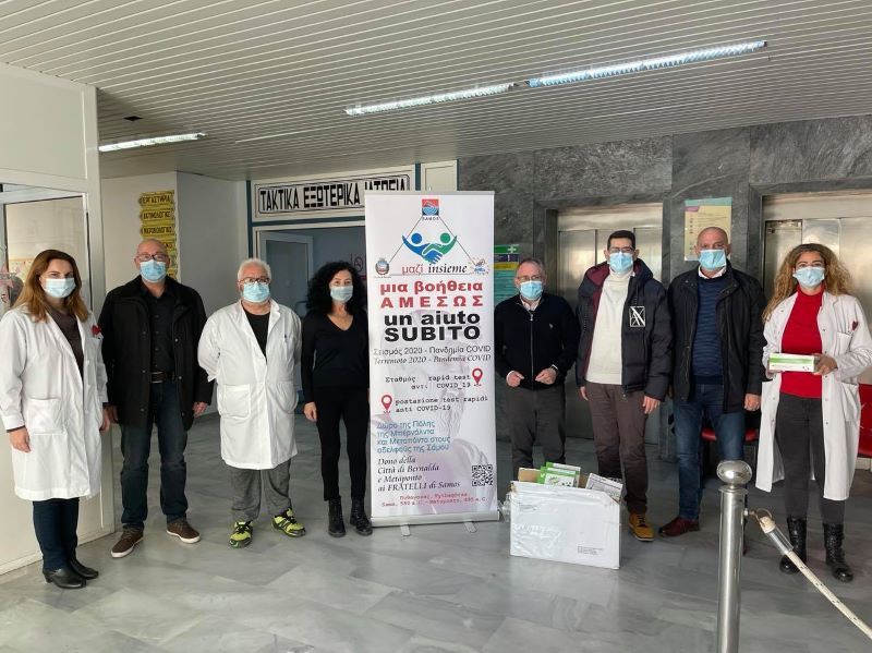 Δωρεά από τον δήμο της Μπερνάλντα- Μεταποντίου