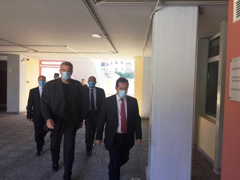 Επίσκεψη Νότη Μηταράκη στη Σάμο