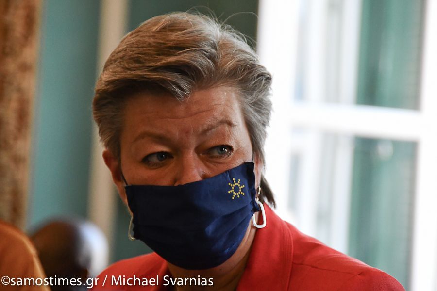 Στη Σάμο η επίτροπος εσωτερικών υποθέσεων της Ευρωπαϊκής Ένωσης