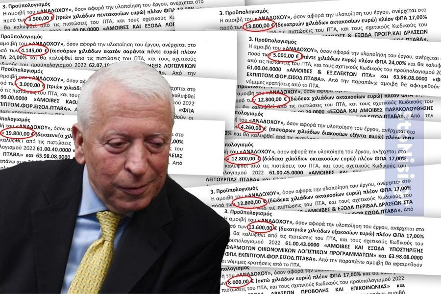 Χιλιάδες ευρώ από τον Μουτζούρη σε φίλους… και συγγενείς τους!